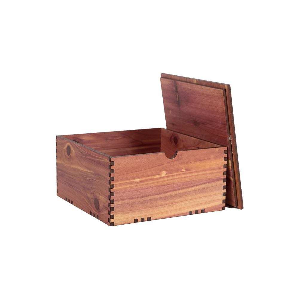 Customizable Medium Wood Gift Box - Wholesale Available